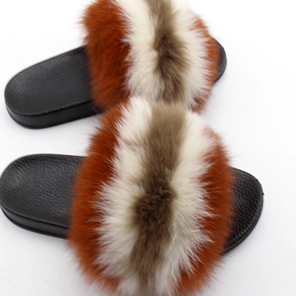 Real Fur Slippers